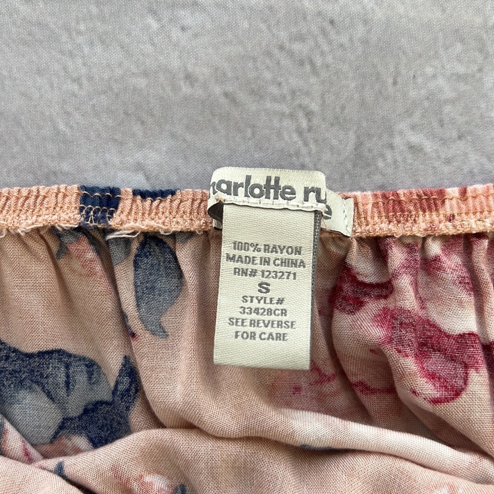 Charlotte Russe floral bohemian romper - Picture 8 of 10